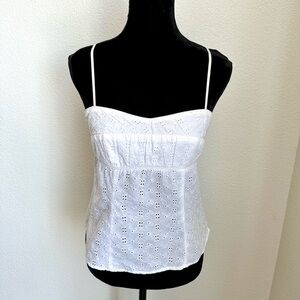 EYELET RESORT TANK